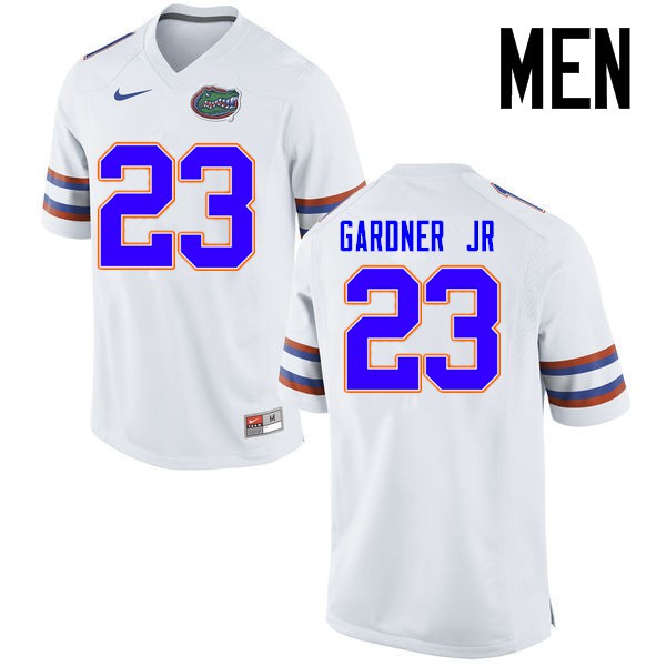 Florida Gators Men #23 Chauncey Gardner Jr. College Football Jerseys White
